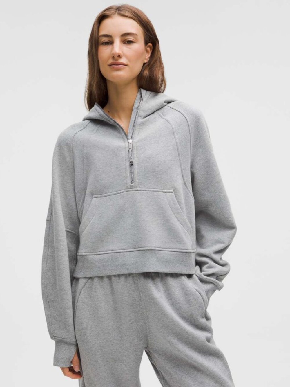 SCUBA OVERSIZED HALF-ZIP HOODIE